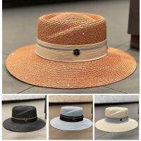 Straw Hats For Women Sequins Irregular Hat French Elegant Unique Casual Beach Travel Sunshade Sun Hat Jazz Hats For Men Panama