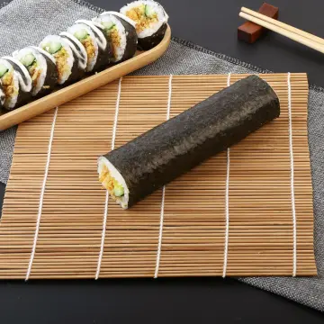 1Pcs Sushi Mat Bamboo Sushi Roller Maker Rice Ball Mold Kitchen