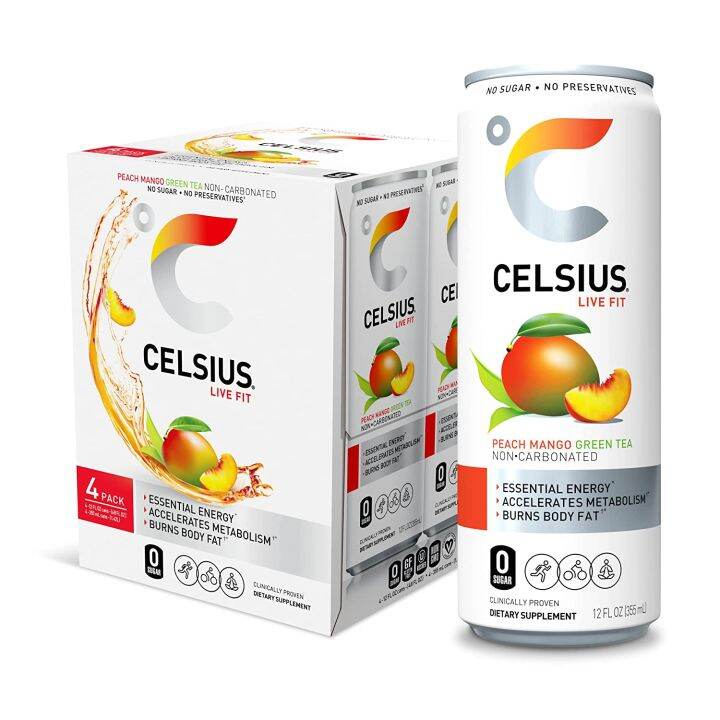CELSIUS Essential Energy Drink 12 Fl Oz Lazada PH