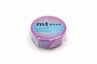 mt masking tape fluorescent gradation pink x blue (MT01D461) / เทปตกแต่งวาชิ ลาย fluorescent gradation pink x blue แบรนด์ mt masking tape ประเทศญี่ปุ่น