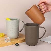 Coffee Mug Useful Food Grade Round Mouth Simple Student Drinking Cup for School Water Cup Tea Mug