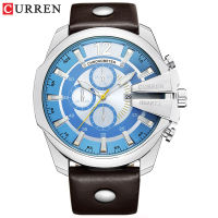 Men Luxury Brand CURREN Fashion Analog Military Sports Watch Quartz Male Clock High Quality Leather Strap Wristwatch Hodinky