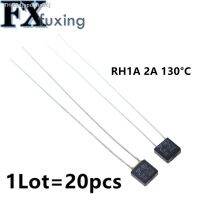 ๑┇▥ 20pcs New RH 130 Degree Thermal Fuse 1A2A 250V TF130 Protective Device Small Block Fan Fuse Ribbon Lead Temperature Fuse Y35 NEW