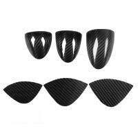 Genuine Carbon Fiber Dashboard Gauge Pod Cover Decoration Replacement for Nissan 350Z 2003‑2009 Z33