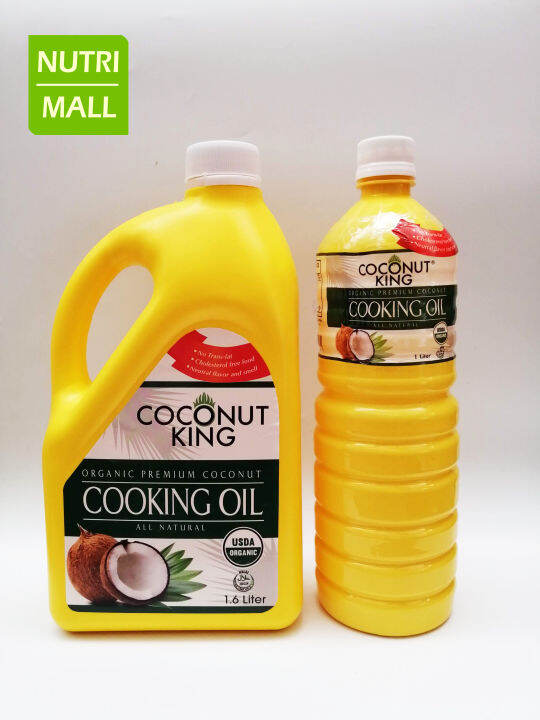 Coconut King Organic Cooking Oil 1Liter or 1.6 Liter Lazada PH