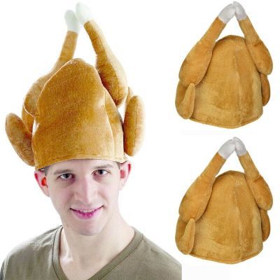 New Hat Roasted Thanksgiving Turkey for Adults Costume Up