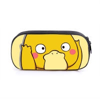 New Psyduck Stationery Box Fashion Trend Large Capacity Pencil Case Children Creative Portable Fabric Pencil Box Batch