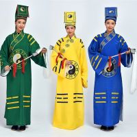 Wudang Taoist Shaolin Monk Long Robes Kung Fu Tai Chi Martial Arts Suit Taoism Clothing Unisex