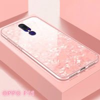 【┋】 C&amp;T e-Mart Marble Hard เคสโทรศัพท์สำหรับ F11เคสโทรศัพท์กันกระแทกกระจกเทมเปอร์ Skin สำหรับ F11 Case Cover