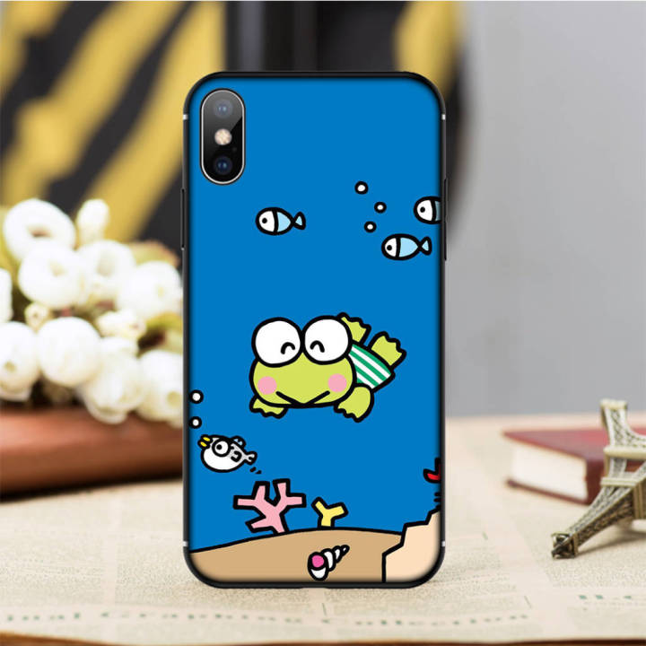 wa34-keroppi-frog-cartoon-อ่อนนุ่ม-fashion-ซิลิโคน-trend-phone-เคสโทรศัพท์-ปก-หรับ-iphone-7-8-11-12-13-14-pro-xs-max-se-x-xr-plus-se