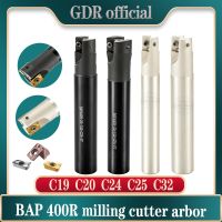 【LZ】 CNC BAP 400R milling cutter arbor Right angle 90 deg for APM1604 inserts C19 C20 C24 C25 C26 C28 C32 2T 3T milling cutter arbor