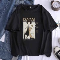 Bungo Stray Dogs Black Tshirt Osamu Dazai Nakajima Atsushi White Graphic Teedrop Ship