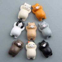 【YF】◙♕  1PC refrigerator cat Cartoon Animals Fridge Magnetic Sticker Refrigerator Holder cute Kid gift