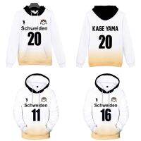 แฮจิว!! Schweiden Adlers AD Hoodie MSBY คอสเพลย์เสื้อผ้า Kageyama Jersey Jacket Karasuno Shoyo Atsumu Coat ชุดกีฬา: 1