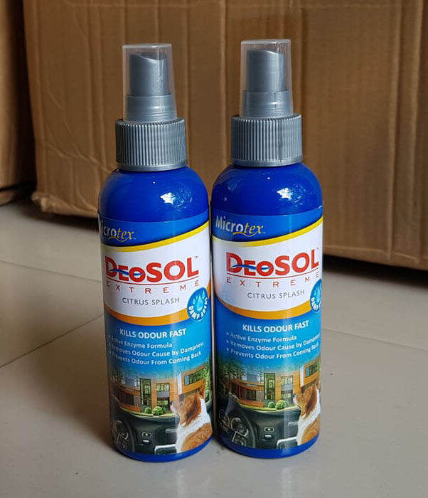 Microtex Deosol Extreme Citrus Splash Kill Odour Fast [125ml] | Lazada PH