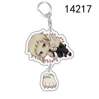 พวงกุญแจสุนัขจรจัดอะนิเมะพวงกุญแจอะซูชินะกะจิมะน่ารัก Dazai พวงกุญแจรถพวงกุญแจกระเป๋าเครื่องประดับแฟนๆพวงกุญแจของขวัญ