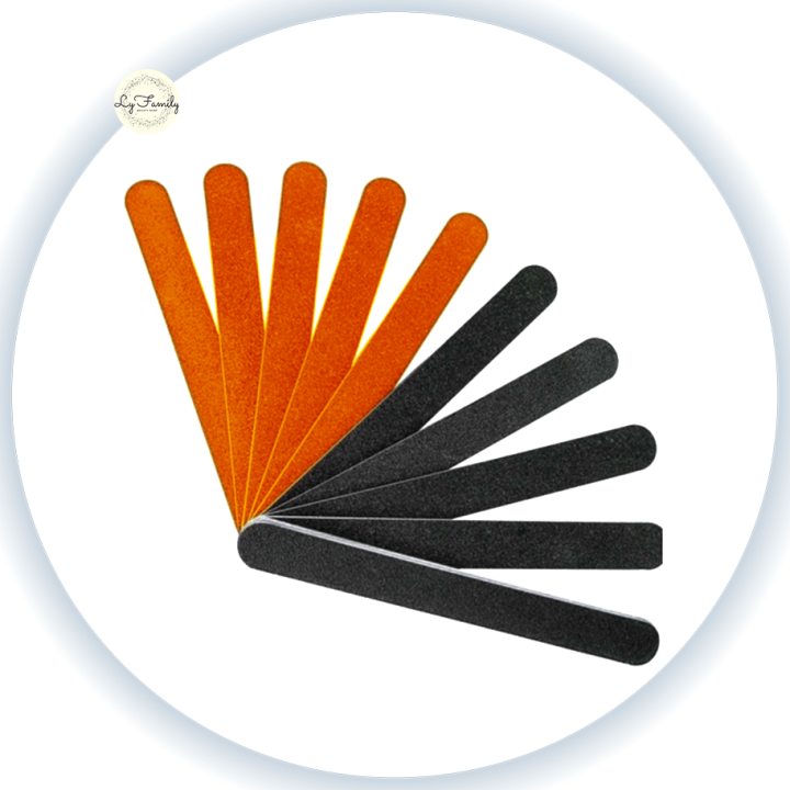 Nail File Emery Board Black Or Orange 1pcs Lazada PH