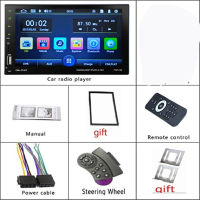 NEW 2 Din Car Radio 7" Bluetooth Car Multimedia Player 2din Touch Autoradio MP5 SDFMMP4USBAUX Audio Stereo With Camera