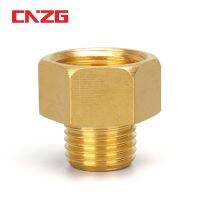 1/8" 1/4" 3/8" 1/2" Male to Female Thread Brass Pipe Connectors Brass Coupler Adapter Threaded Fitting Watering Systems Garden Hoses