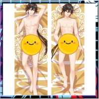 เกม Genshin ผลกระทบ Zhongli อนิเมะ Dakimakura Otaku สองด้านกอดร่างกายปลอกหมอนโยนหมอน