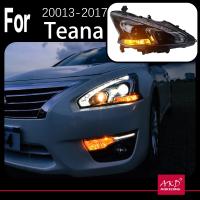 ✚ AKD Car Model for Nissan Teana Headlights 2013-2017 Altima LED Headlight DRL Hid Option Head Lamp Angel Eye Beam Accessories