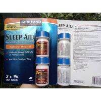 NEW STOCK Kirkland Nighttime Sleep Aid 25mg 2x96 Tablets (192เม็ด)