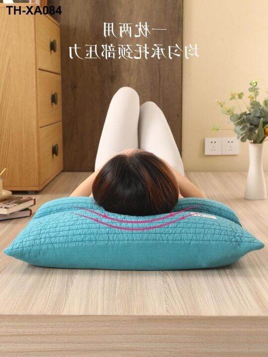 eloline-buckwheat-adult-sleeping-core-millet-soft-help-neck-protector-หมอนสูงแบบแข็ง