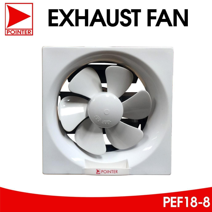 8 Pointer Exhaust Fan Wall Type Square Exhaust Fan Classic Blade (ABS