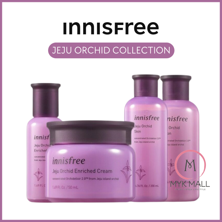 INNISFREE Jeju Orchid Enriched Cream 50ml , Essence 50ml, Lotion 160ml ...