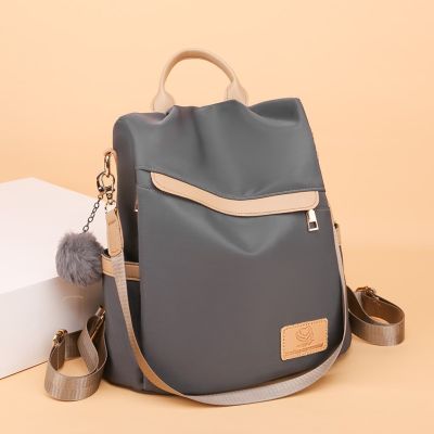 Womens backpack backpack summer new Korean version womens backpack fashion simple anti-theft travel backpack