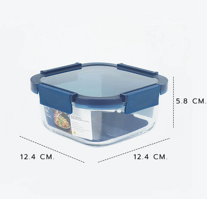 กล่องแก้ว-กล่องแก้วถนอมอาหาร-เข้าไมโครเวฟได้-ความจุ-320-ml-แบรนด์-super-lock-รุ่น-6216