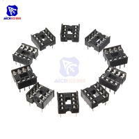 diymore 10PCS/Lot 8pin DIP IC Sockets Adaptor Solder Type 8 Pin 2.54mm