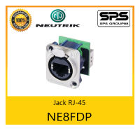 Plug-Jack Jack RJ-45 รุ่น NE8FDP ยี่ห้อ Neutrik แบบใช้แจ๊ค RJ-45 เสียบด้านหลัง สินค้าพร้อมส่ง ส่งไวววว ของแท้100%