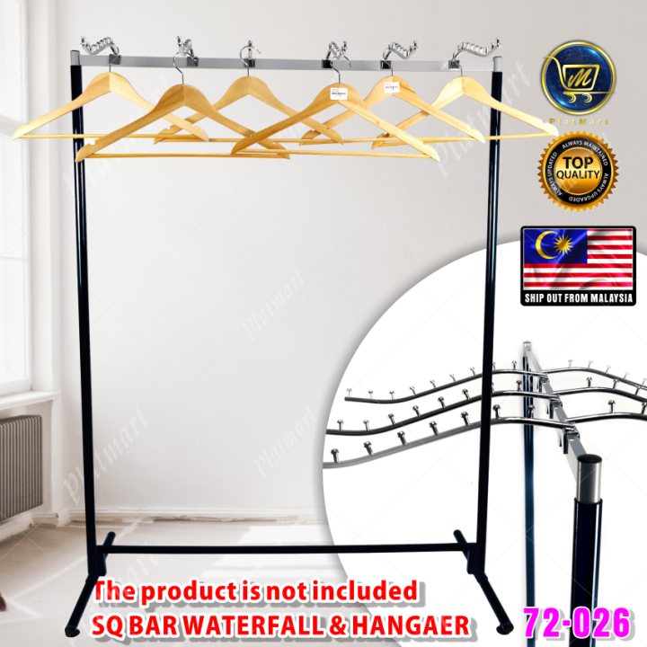 PlatMart Steel Clothes Rack Stand 72026 Lazada