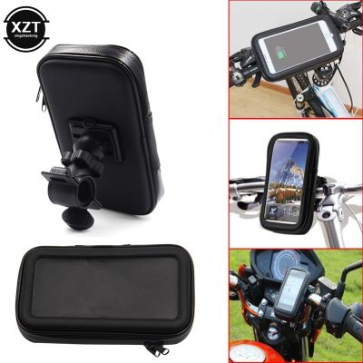 ✁✧۩ Bicycle Motorcycle Phone Holder Waterproof Bike Phone Stand Case Bag for iPhone Xs Xr X 8 7 Samsung S9 S8 S7 Scooter Cell Phone