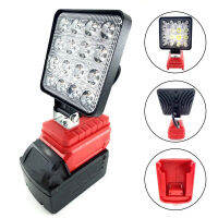 ไฟ LED ทำงานสำหรับ milwaukee 14.4V-18V 4นิ้วไฟฉายไฟฟ้ากลางแจ้งไฟฉายสปอตไลท์ไฟฉุกเฉิน