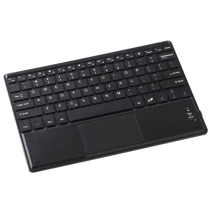 Slim 10" Wireless QWERTY Bluetooth Keyboard + Touchpad For Windows Android Mac Lazada PH
