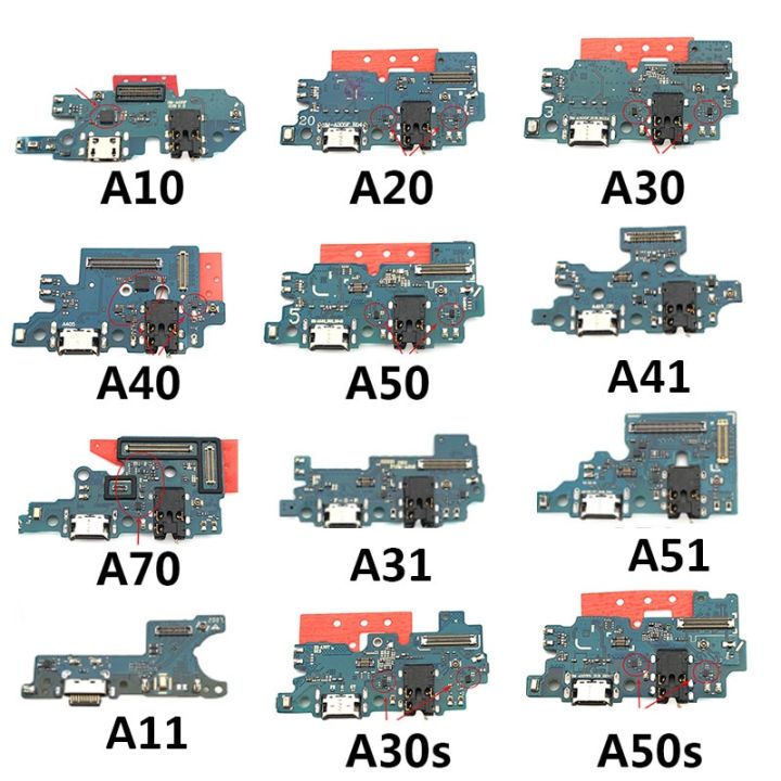 5ชิ้นสำหรับ-samsung-a105fn-a20-a40-a30-a50-a70-a31-a41-a51-a30s-a50s-usb-ชาร์จพอร์ตแท่นวางไมโครโฟนบอร์ดเชื่อมต่อสายเคเบิลงอได้