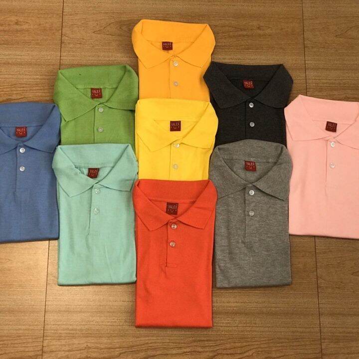 Yalex Polo Shirt Color Chart