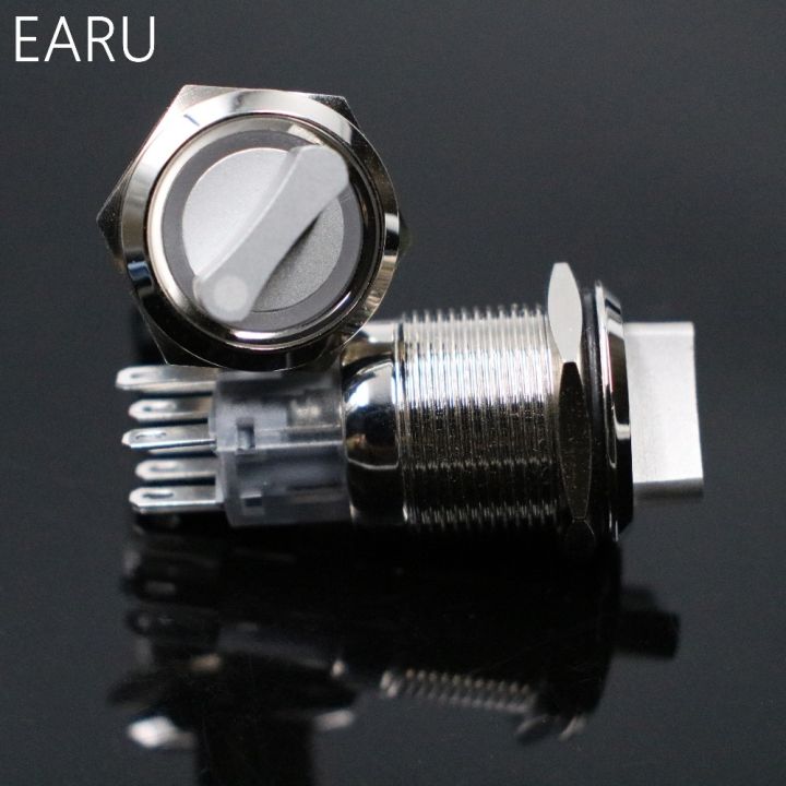 yf-19mm-self-return-momentary-self-locking-fixationwaterproof-dpdt-illuminated-metal-selector-2-3-position-with