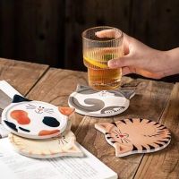 【CW】◇♛  Placemat Cartoon Absorbent Coaster Dining Table Potholder Tableware