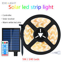 Solar Led Light Strip Outdoor Lights LED Strip Garden 5M240leds String Lights LED Solar Street Garland For Garden Decoration