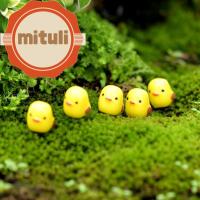 MITULI 10ชิ้น/ชุด Miniatur PERI เรซินมินิสวนไก่บ้าน/งานฝีมือตกแต่งสวน