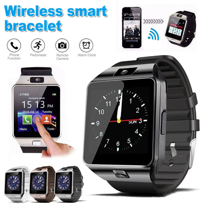 Bluetooth Smartwatch Touchscreen Wrist Smart Watch Sports Fitness