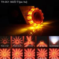 【CW】✥▽¤  Road Flares Safety Flashing Warning Roadside Emergency Discs Magnetic Base Car Motorcycle Design