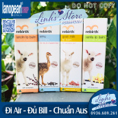 Son dưỡng môi nhau thai cừu Rebirth Lanolin Vanilla Lip Balm 3.7g