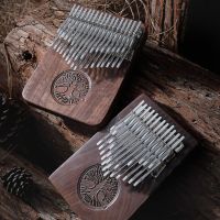 【YF】 Thumb Kalimba Musical Instruments 21 34 Performance Recording Key-down Design Thickened Integrated