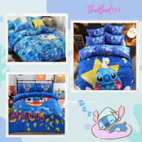 ชุดเครื่องนอน ลาย สติทซ์ ชุดผ้าปูที่นอน ผ้านวม ผ้าปูที่นอน ปลอกหมอน ครบชุด (Stitch) รวม 6 ชิ้น พร้อมผ้านวม มีบริการเก็บเงินปลายทาง