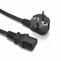 （A TOOT） PC EUExtension 1.5M 1.8M 6ft Euro Plug IEC320 C13 ACSupplyForMonitorHP PrinterTV