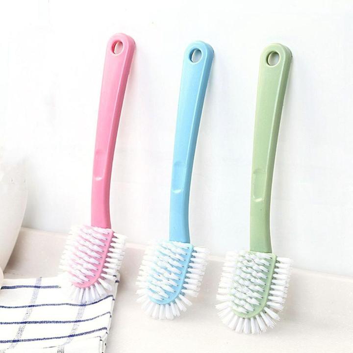 1pc Plastic Cleaning Brush, Multifunctional Long Handle Cleaning Brush For  Household